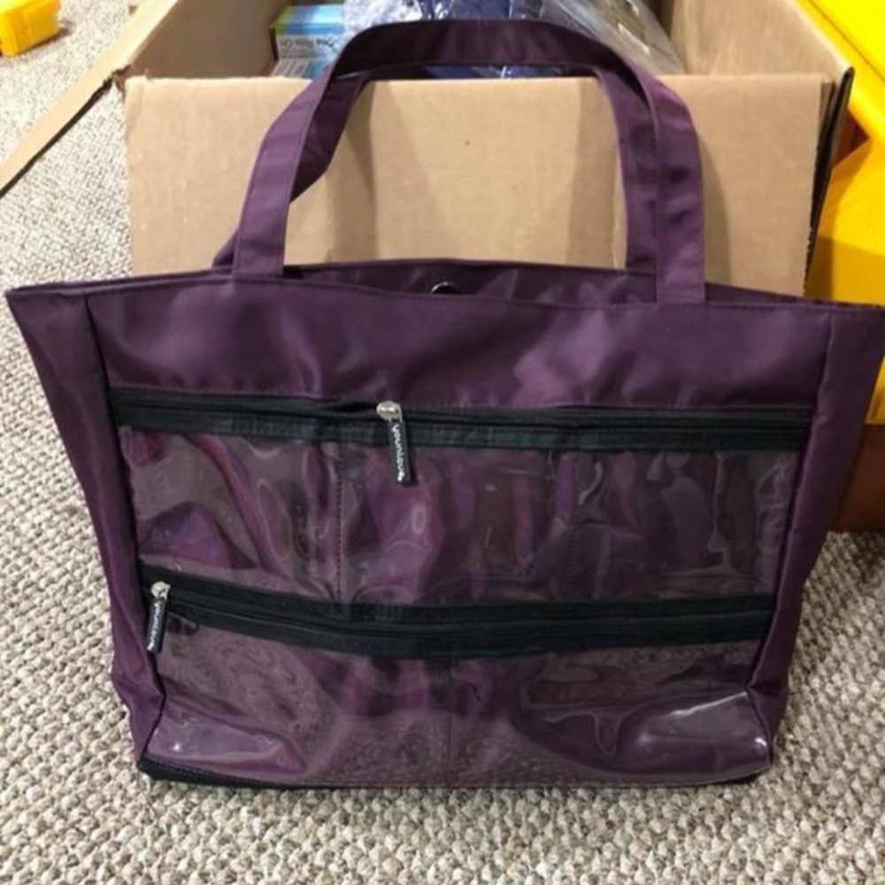 Younique purple business tote great condition